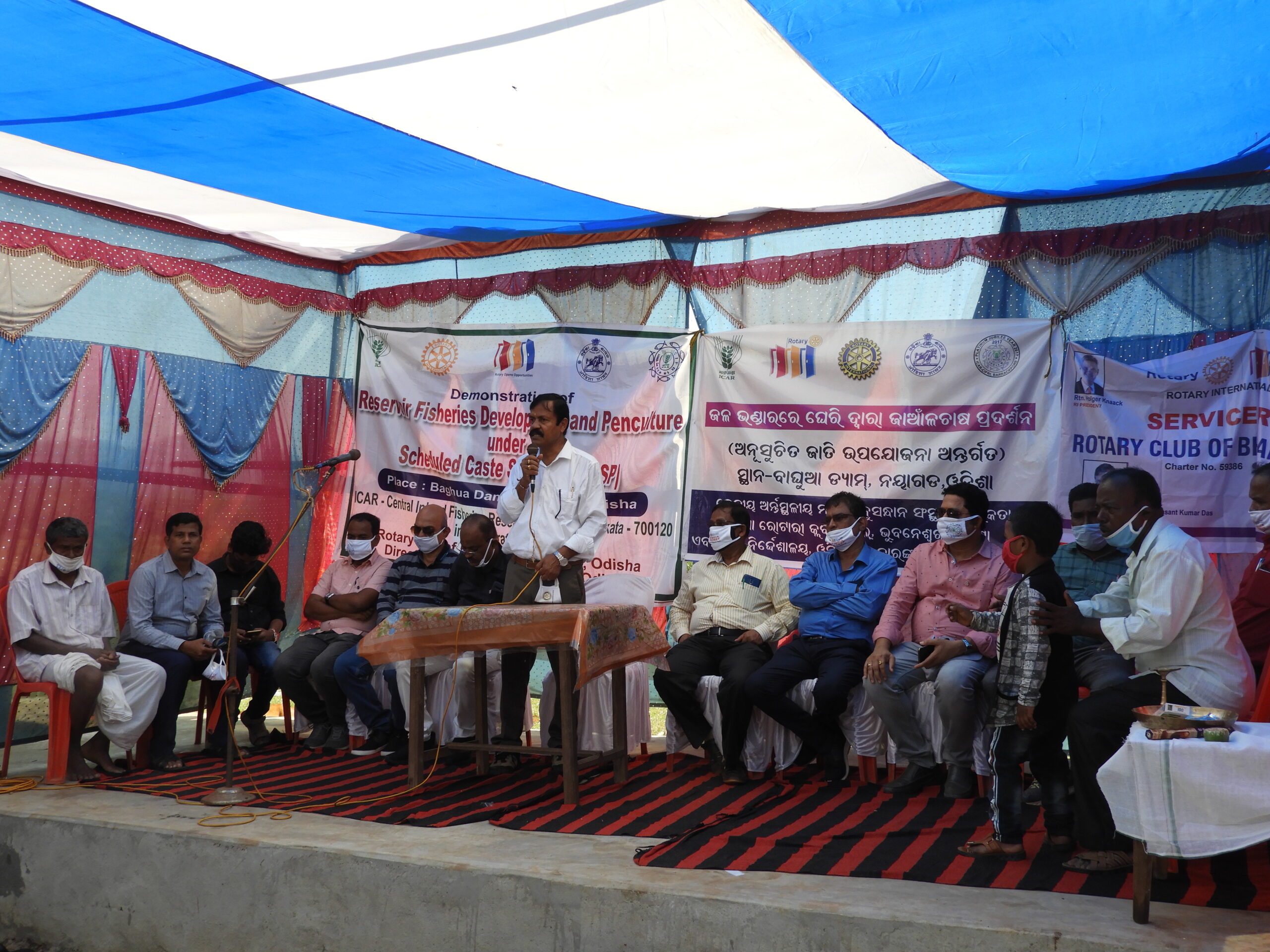 CIFRI demonstrates fisheries management in Baghua reservoir