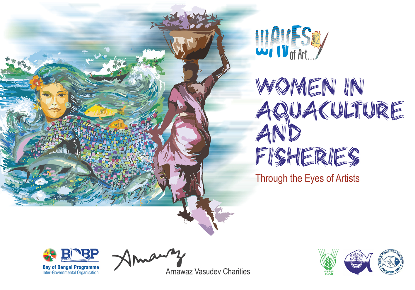 'Waves of Art'- a book of paintings on women in aquaculture and fisheries unveiled