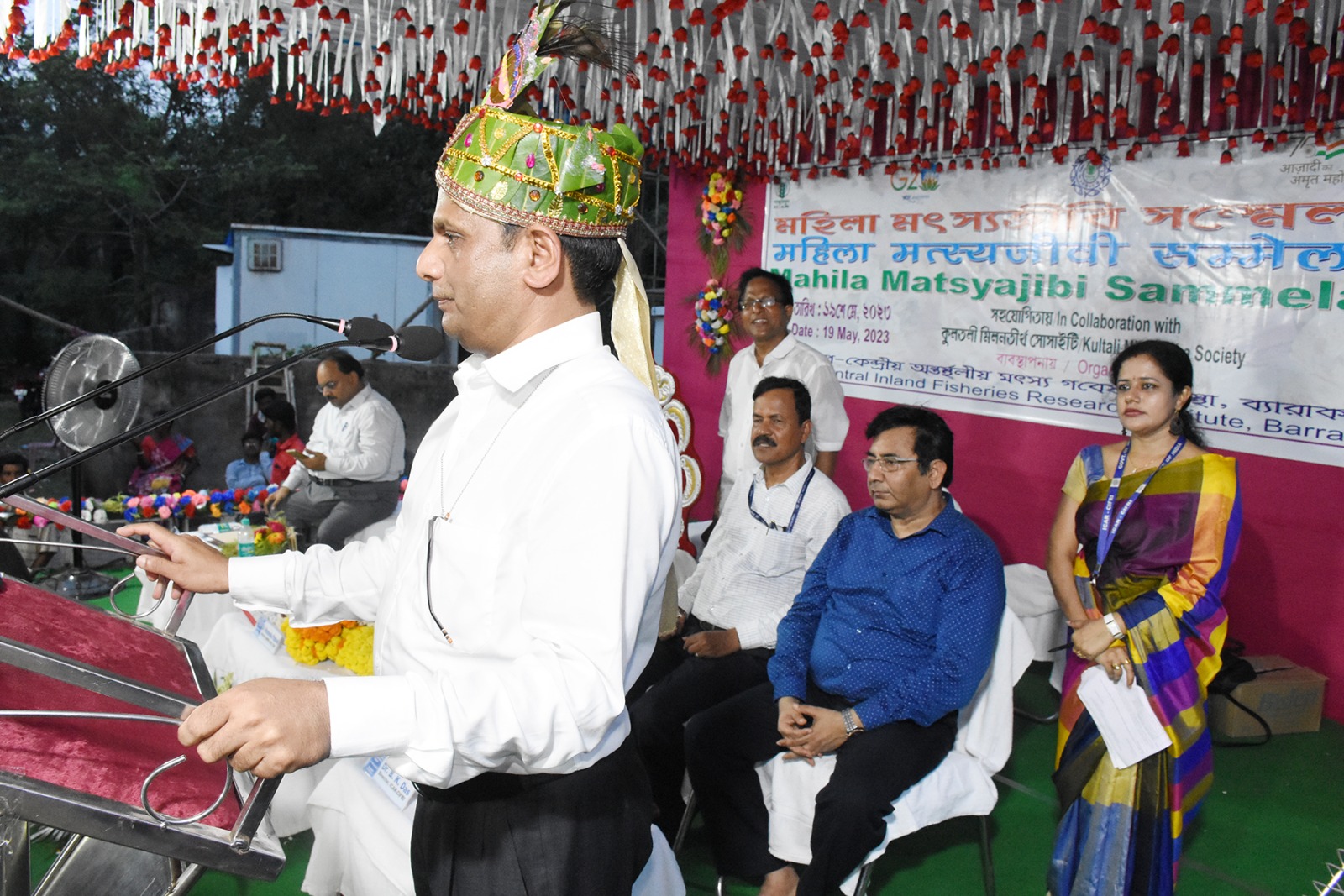ICAR-CIFRI organized Mahila Matsyajeebi Sammelan at Kultali Sundarban
